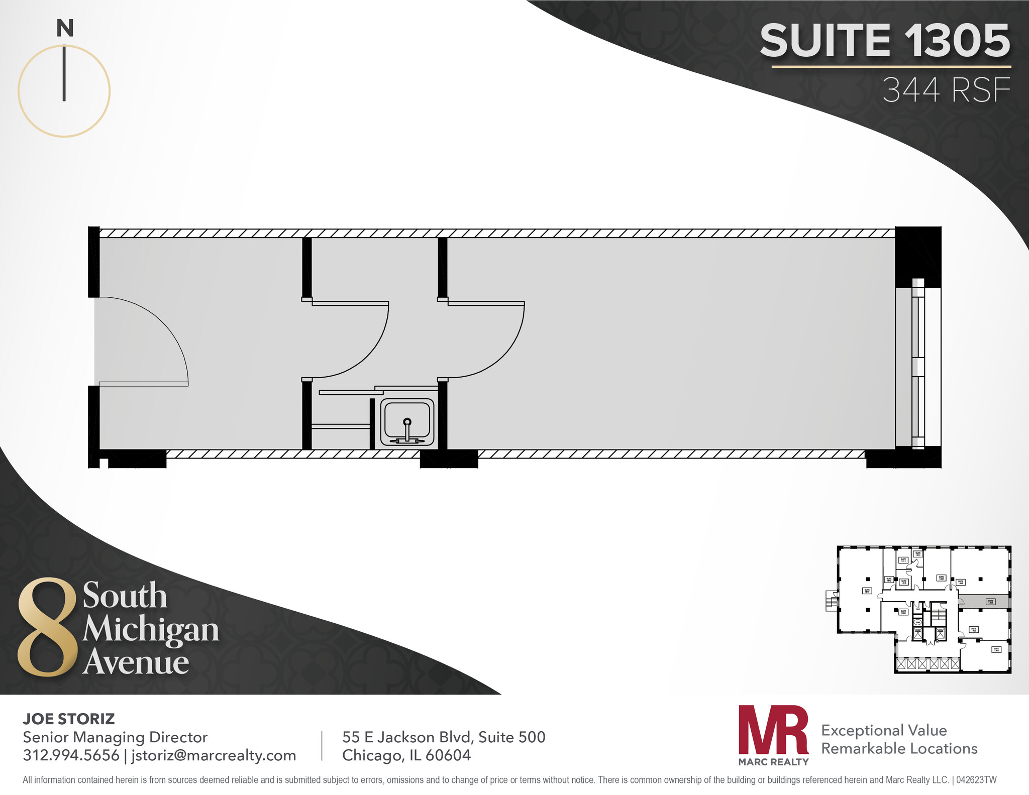 8 S Michigan Ave, Chicago, IL for lease Floor Plan- Image 1 of 4