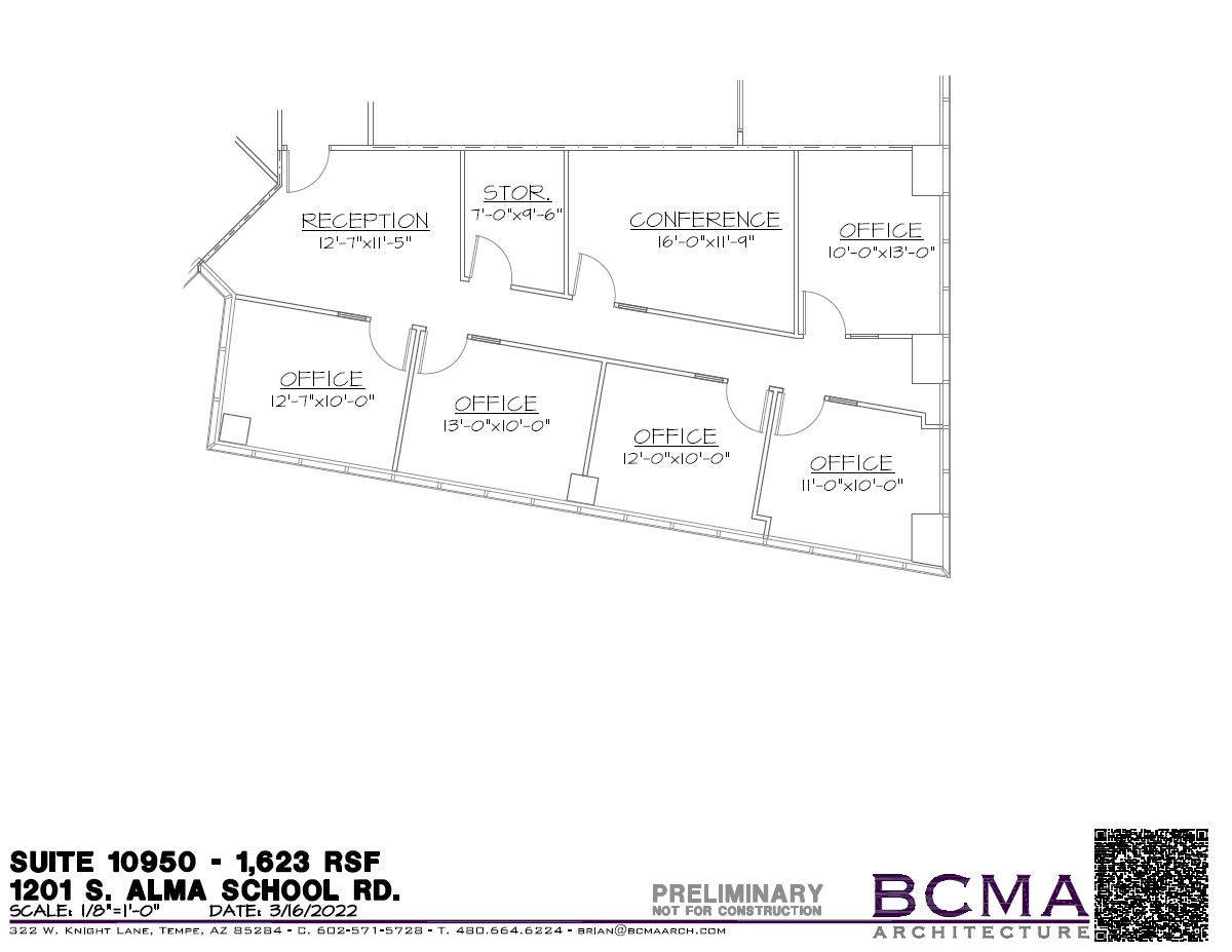 1201 S Alma School Rd, Mesa, AZ for lease Floor Plan- Image 1 of 1