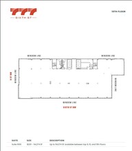 777 6th St NW, Washington, DC for lease Floor Plan- Image 1 of 1