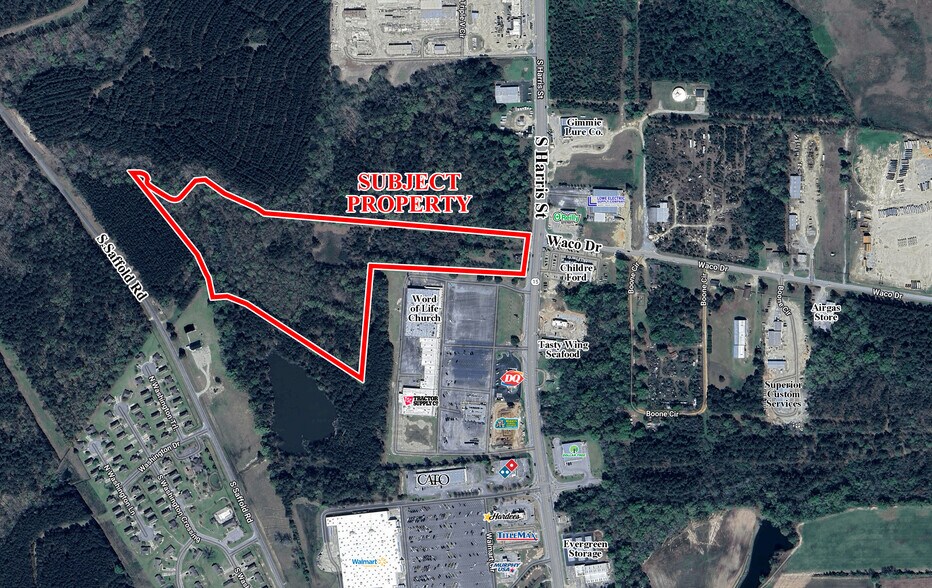 South Harris Street St, Sandersville, GA for sale - Aerial - Image 1 of 2