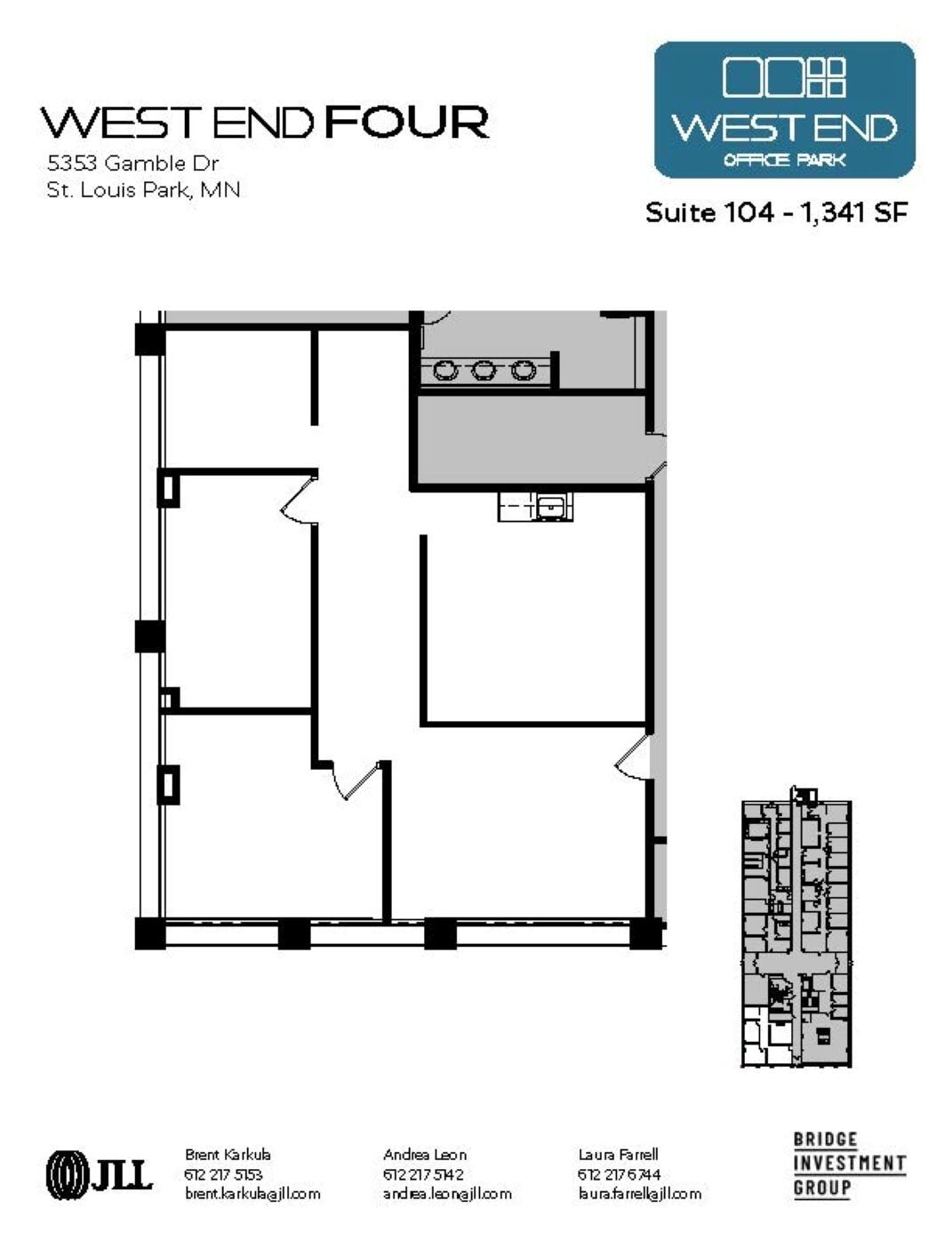1665 Utica Ave S, Saint Louis Park, MN for lease Floor Plan- Image 1 of 1