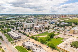 209 N Bonnie Brae St, Denton, TX - aerial  map view