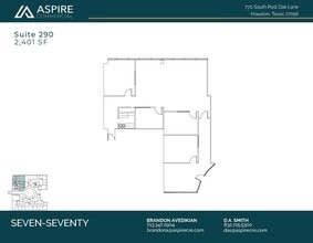 770 S Post Oak Ln, Houston, TX for lease Floor Plan- Image 1 of 1