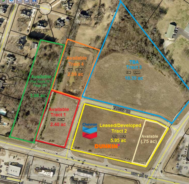 5994 Hwy 124, Hoschton, GA for lease Plat Map- Image 1 of 3