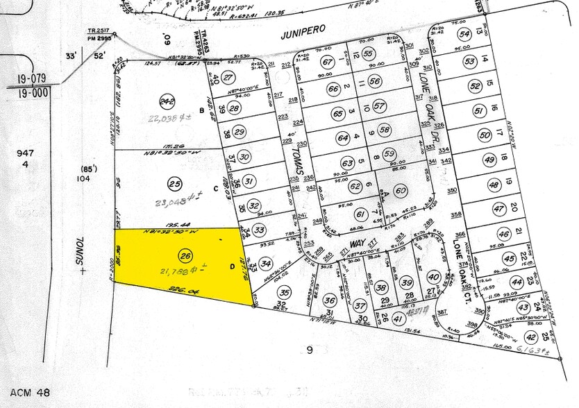 5510 Sunol Blvd, Pleasanton, CA for lease - Plat Map - Image 2 of 7