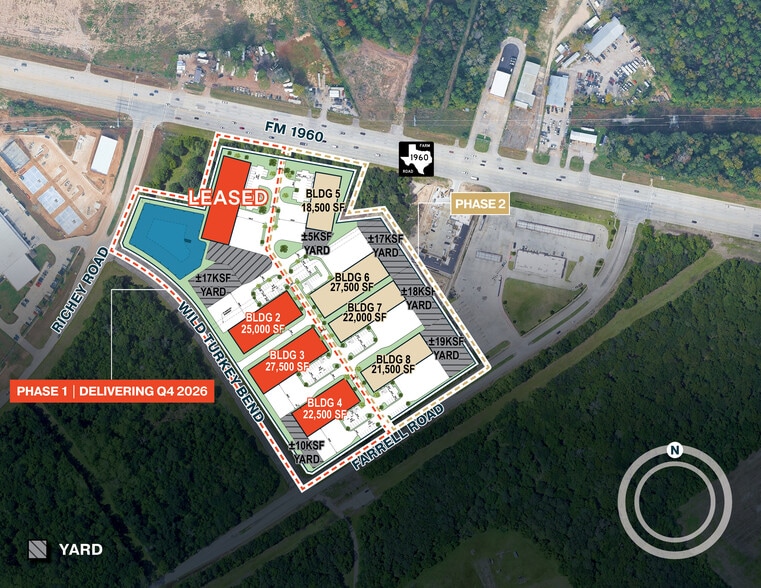 FM 1960 & Richey Rd, Humble, TX for lease - Site Plan - Image 2 of 3