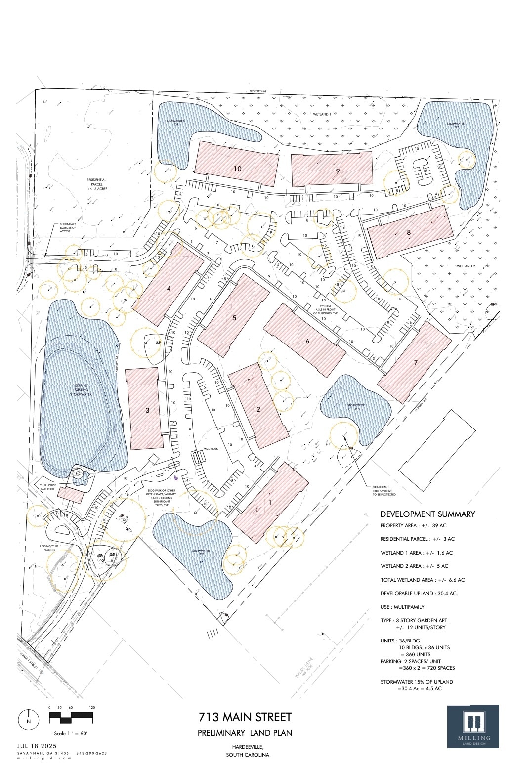713 Main St, Hardeeville, SC for sale Site Plan- Image 1 of 2