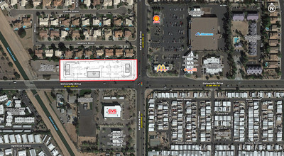 406 N Val Vista Dr, Mesa, AZ - aerial  map view