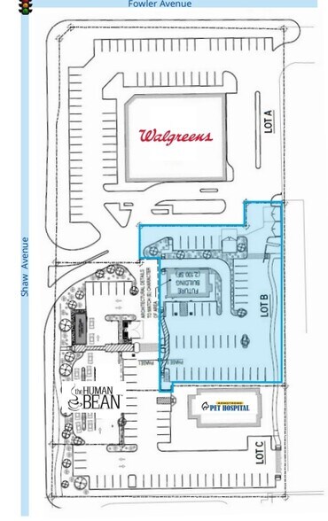 1750 Shaw Ave, Clovis, CA for sale - Site Plan - Image 2 of 3