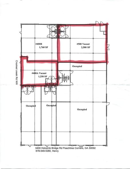 3400 Holcomb Bridge Rd, Norcross, GA for lease - Site Plan - Image 1 of 2