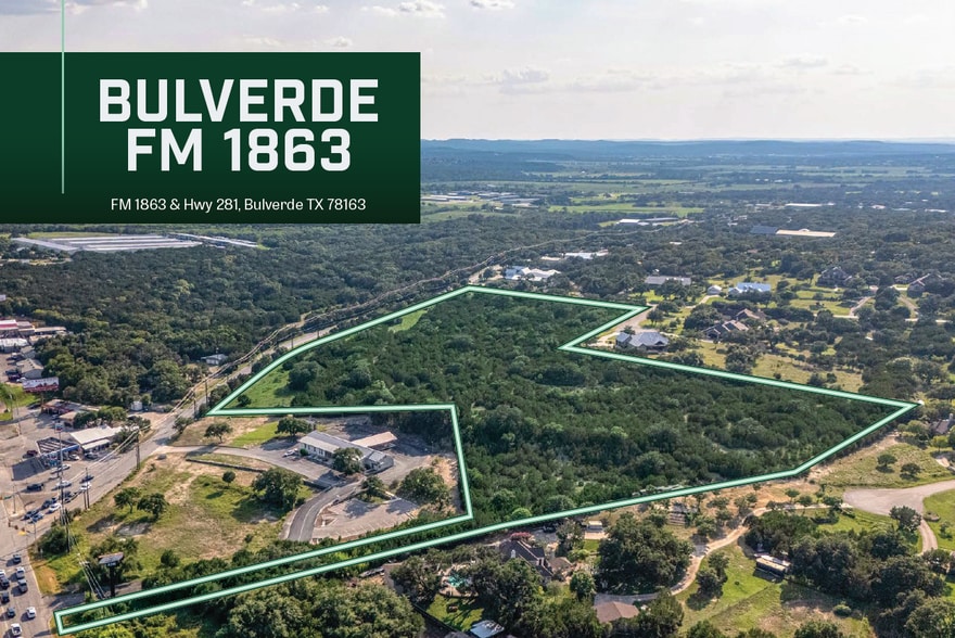 FM 1863 & 281 hwy, Bulverde, TX for sale - Building Photo - Image 1 of 4