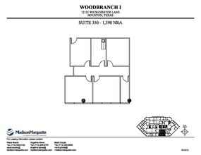 12121 Wickchester Ln, Houston, TX for lease Floor Plan- Image 2 of 2