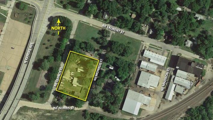 813-829 NE Monroe St, Topeka, KS for sale Aerial- Image 1 of 1