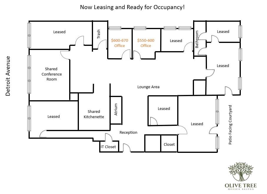 15612-15618 Detroit Ave, Lakewood, OH for lease Interior Photo- Image 1 of 7