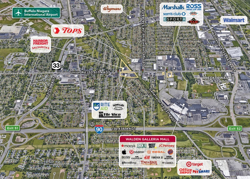 3901 Union Rd, Cheektowaga, NY for lease - Aerial - Image 3 of 6