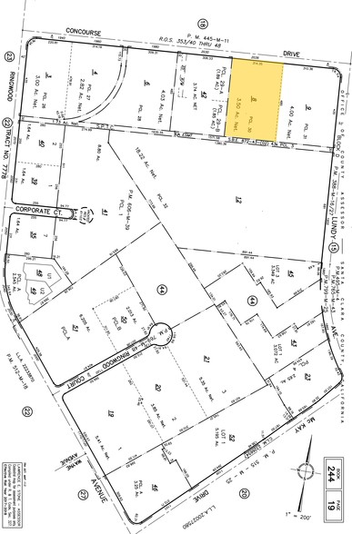 2038 Concourse Dr, San Jose, CA for lease - Plat Map - Image 3 of 5