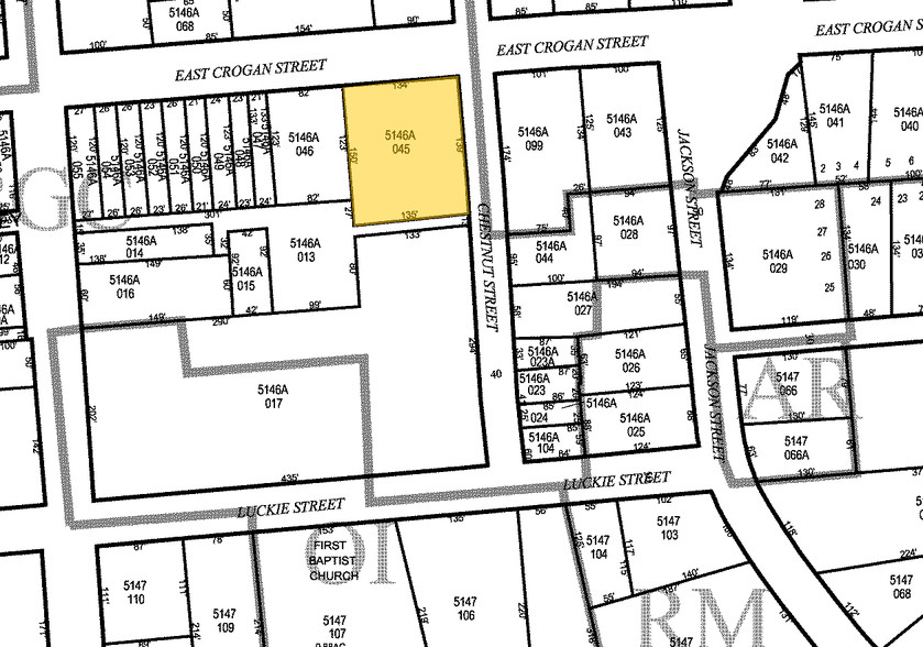 178 E Crogan St, Lawrenceville, GA for lease - Plat Map - Image 2 of 34