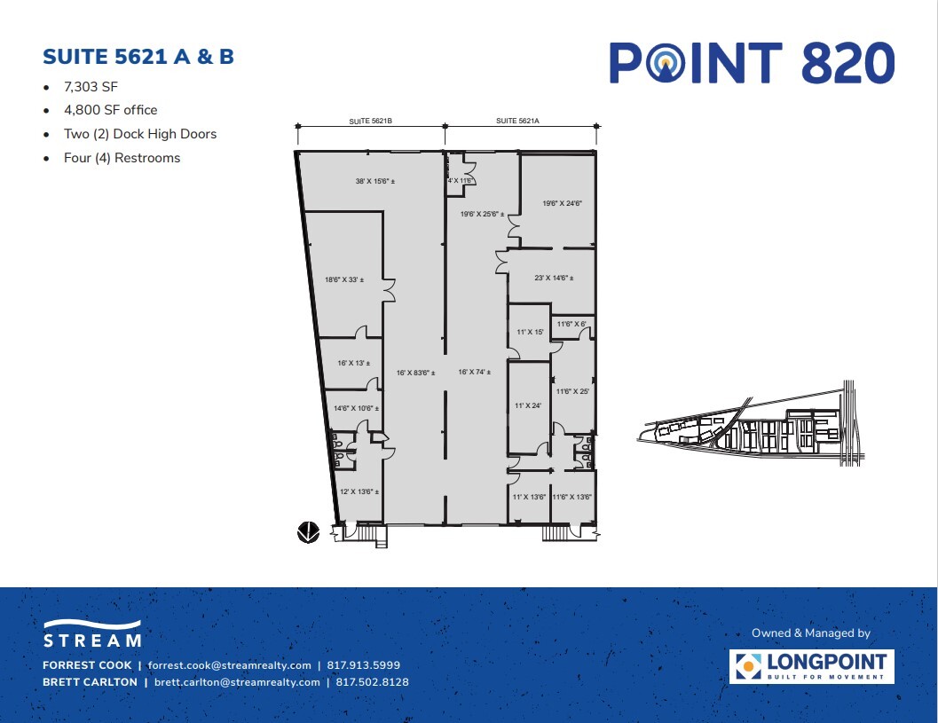 5721 E Rosedale St, Fort Worth, TX for lease Floor Plan- Image 1 of 1