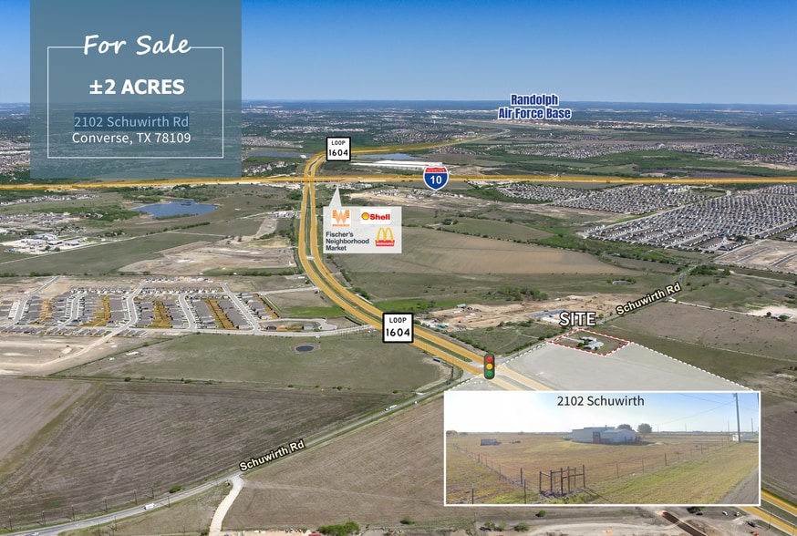 2102 Schuwirth Rd, Converse, TX for sale - Primary Photo - Image 1 of 6