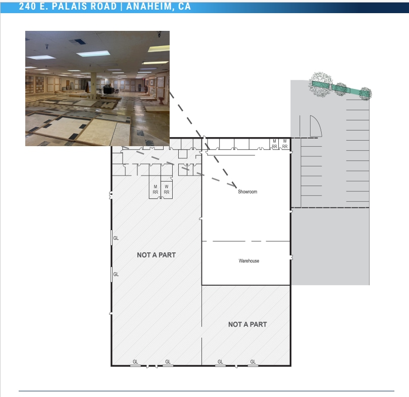 240 E Palais Rd, Anaheim, CA for lease Floor Plan- Image 1 of 1