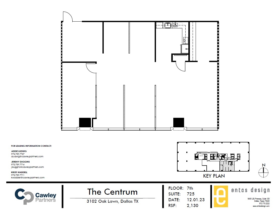 3102 Oak Lawn Ave, Dallas, TX for lease Floor Plan- Image 1 of 5