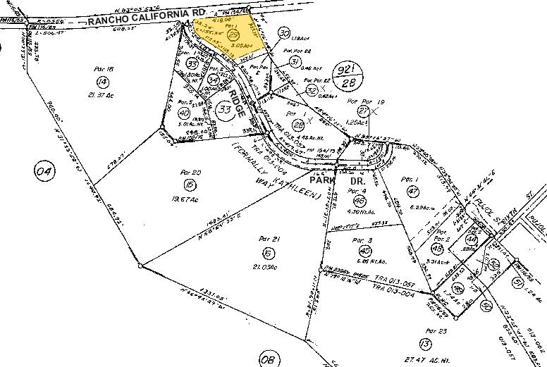 43460 Ridge Park Dr, Temecula, CA for lease - Plat Map - Image 2 of 8