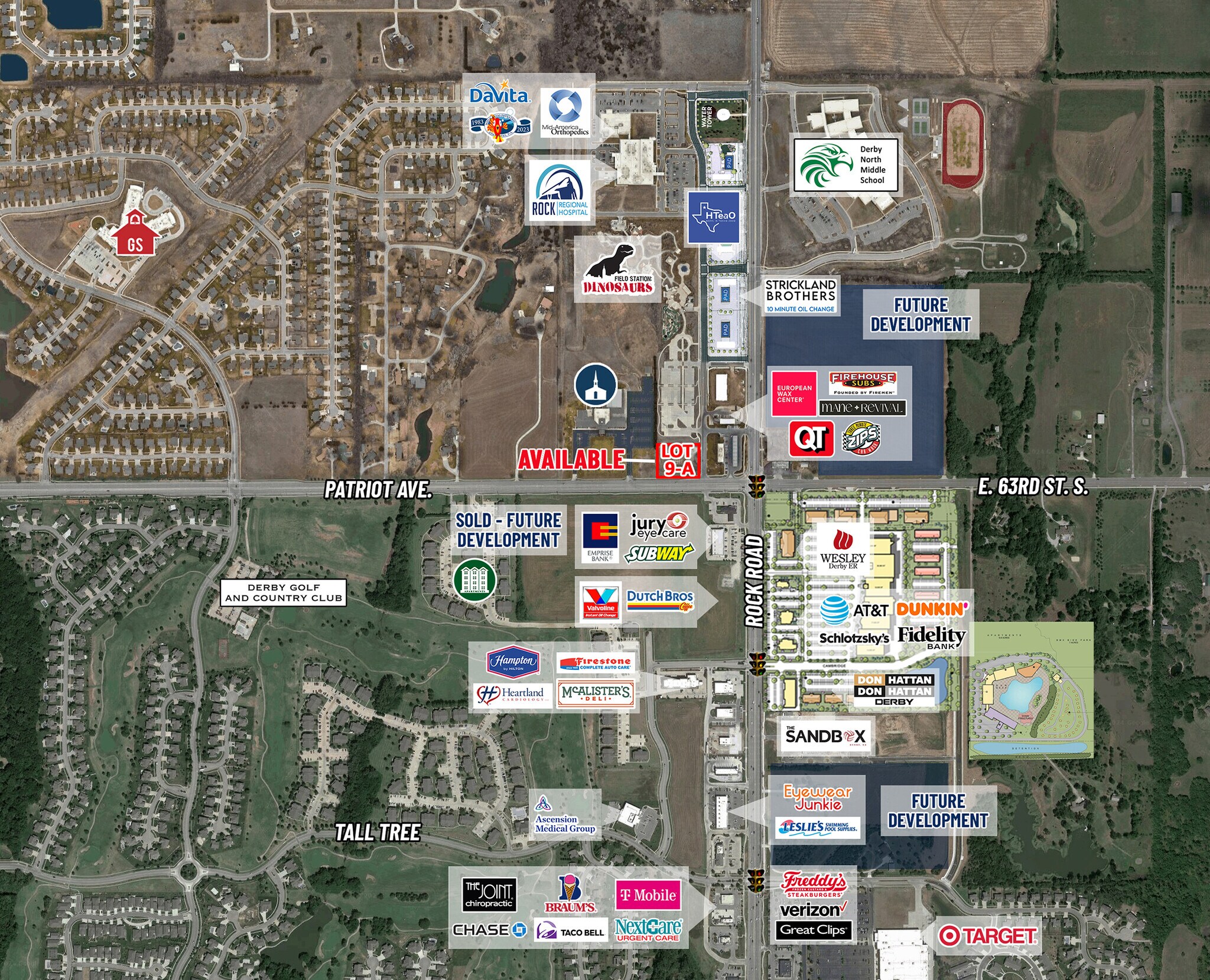 Derby, Rock Rd. & 63rd St. S. NW/c, Derby, KS for sale Building Photo- Image 1 of 5