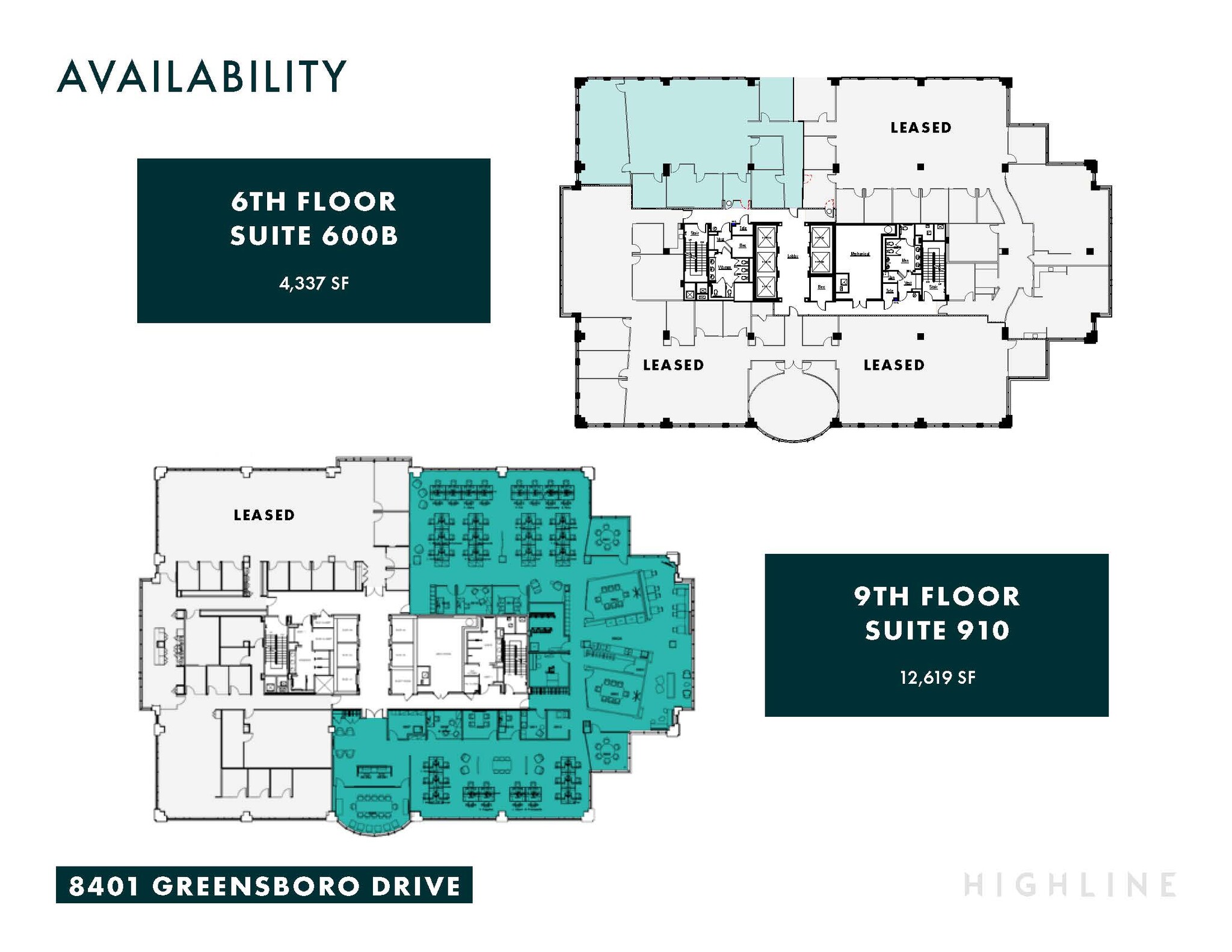 8401 Greensboro Dr, McLean, VA for lease Floor Plan- Image 1 of 1