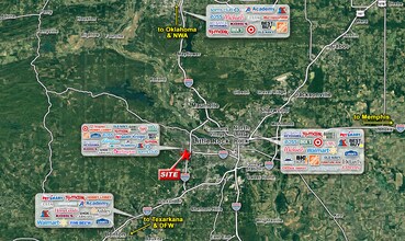 1400 Centerview Dr, Little Rock, AR - AERIAL map view