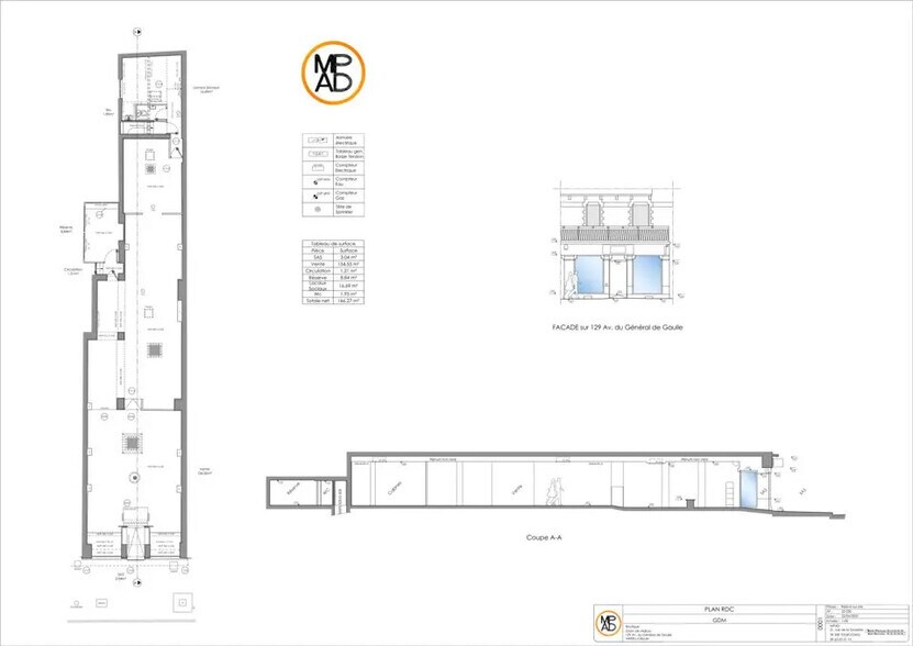 Retail in La Baule-Escoublac for lease - Floor Plan - Image 2 of 3