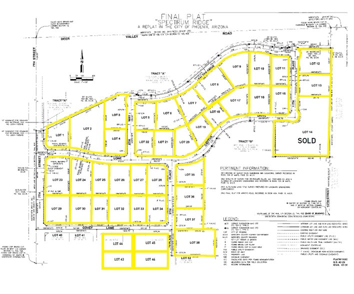 7th St, Phoenix, AZ for sale - Plat Map - Image 1 of 1