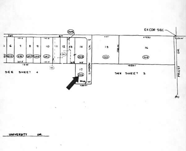 1628 W 3rd St, Tempe, AZ for sale - Plat Map - Image 2 of 4