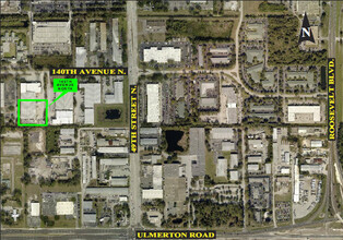 5160 N 140th Ave, Clearwater, FL - aerial  map view