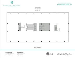 1725 Hughes Landing Blvd, The Woodlands, TX for lease Floor Plan- Image 1 of 1