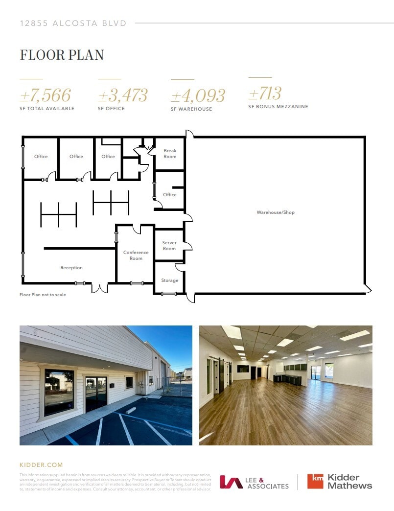 12855 Alcosta Blvd, San Ramon, CA for lease Floor Plan- Image 1 of 1