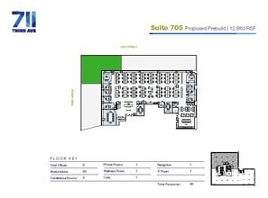 711 Third Ave, New York, NY for lease Floor Plan- Image 1 of 1