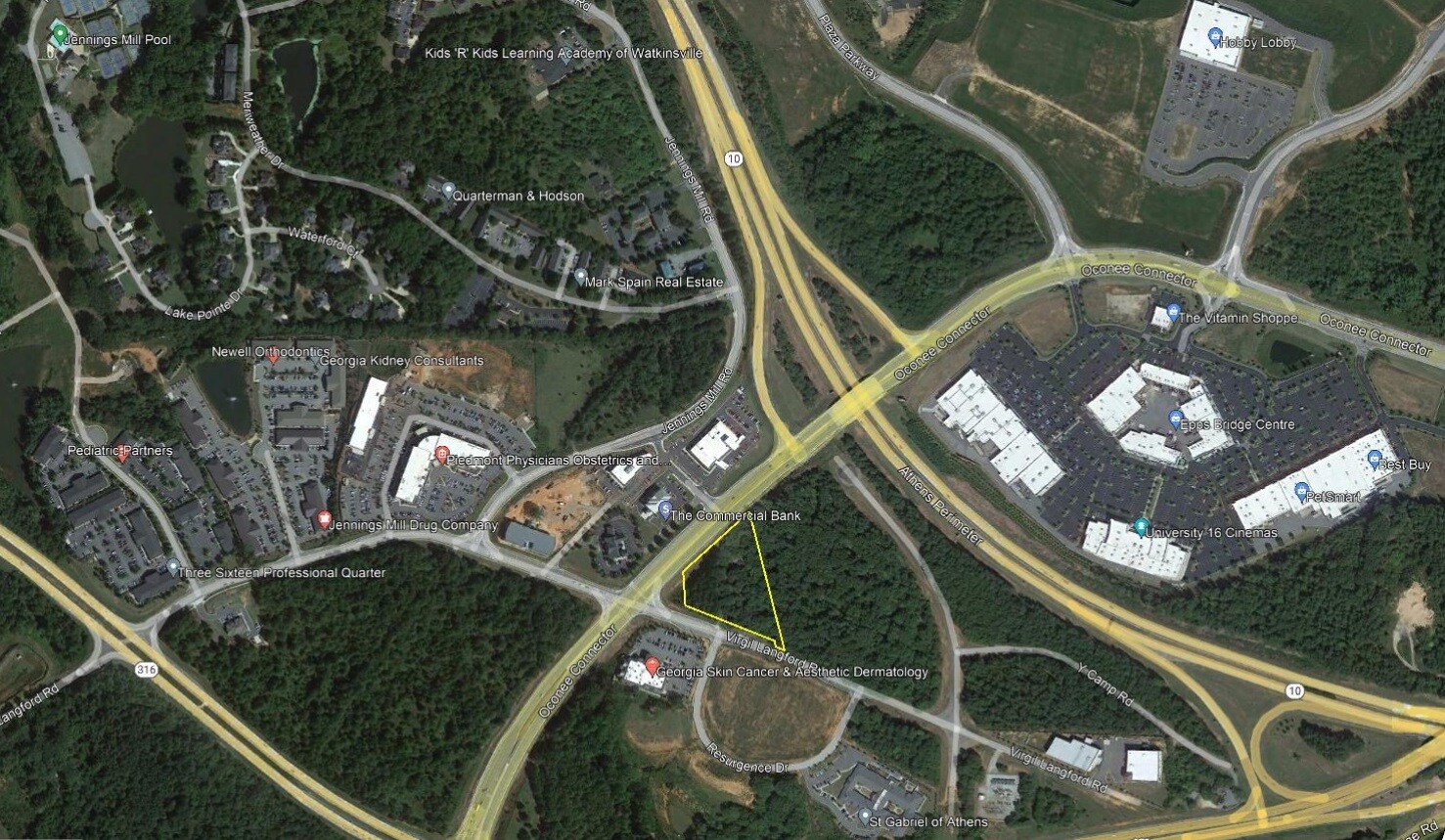 1180 Virgil Langford, Bogart, GA for lease Aerial- Image 1 of 4