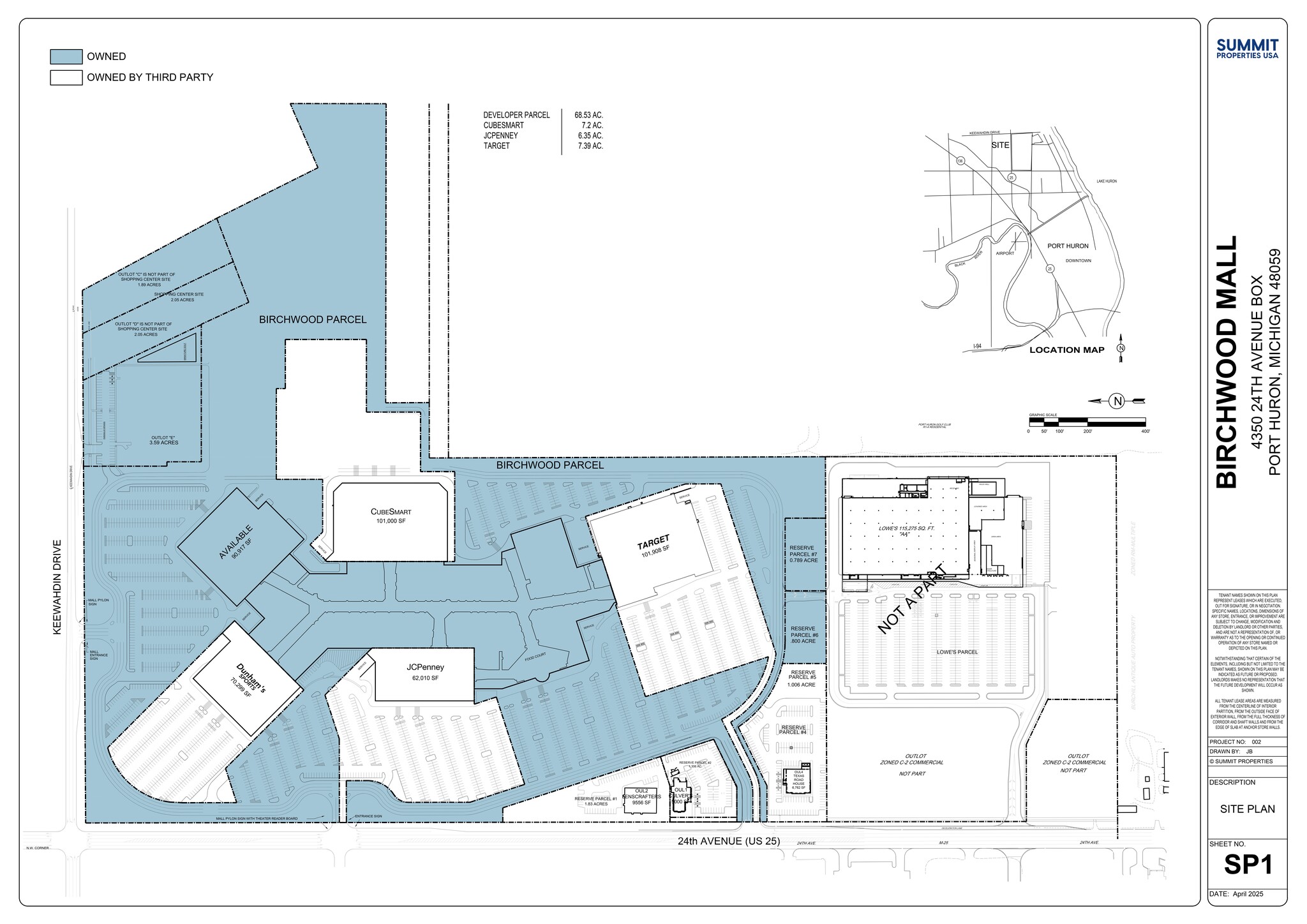 4350 24th Ave, Fort Gratiot, MI for lease Site Plan- Image 1 of 1