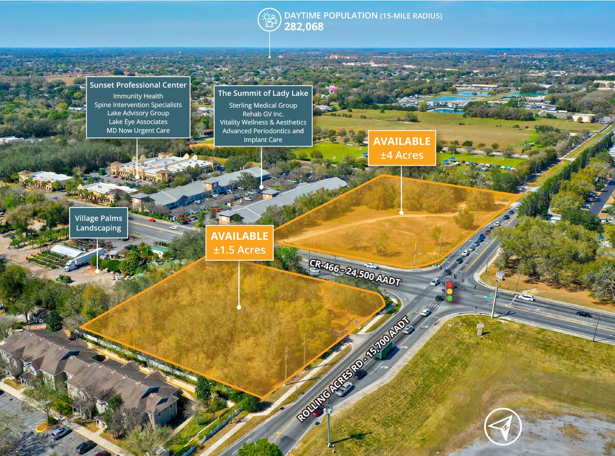 723 Highway 466, Lady Lake, FL for sale Aerial- Image 1 of 1