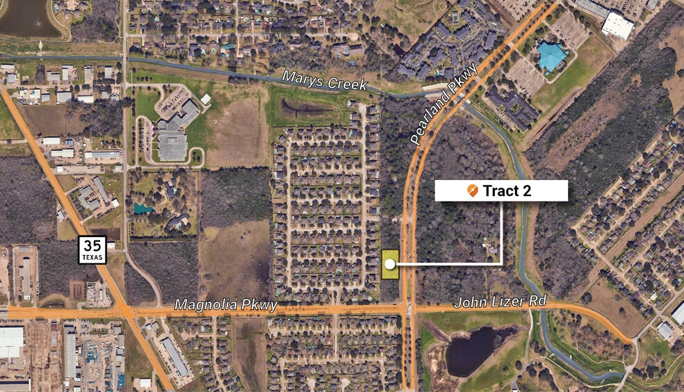 0 Pearland Parkway Pky, Pearland, TX for sale - Aerial - Image 1 of 2