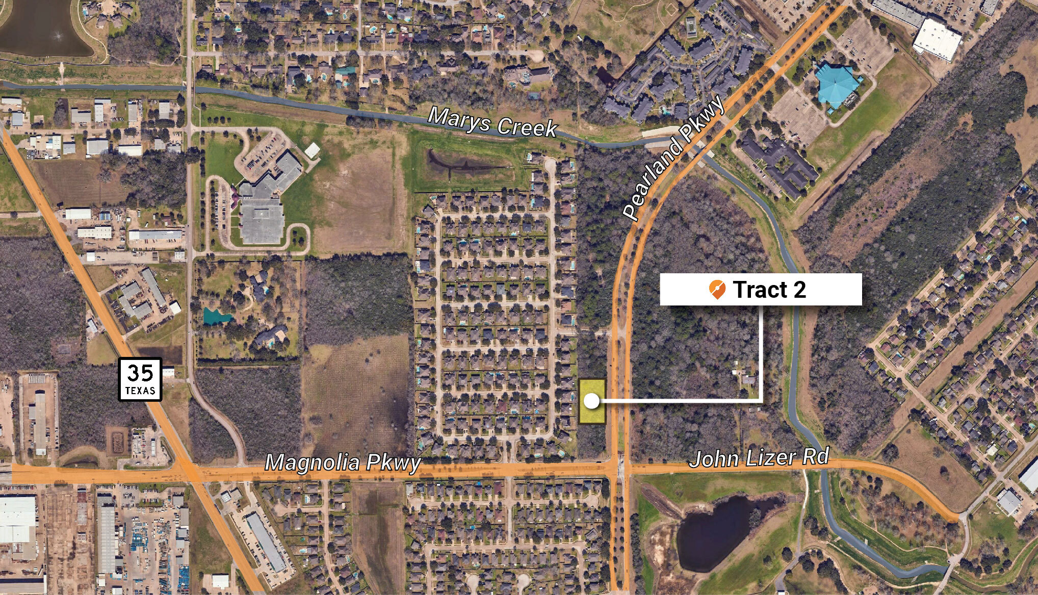 0 Pearland Parkway Pky, Pearland, TX for sale Aerial- Image 1 of 3