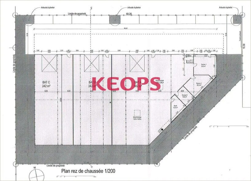 Flex in Montrabé for lease - Floor Plan - Image 3 of 10