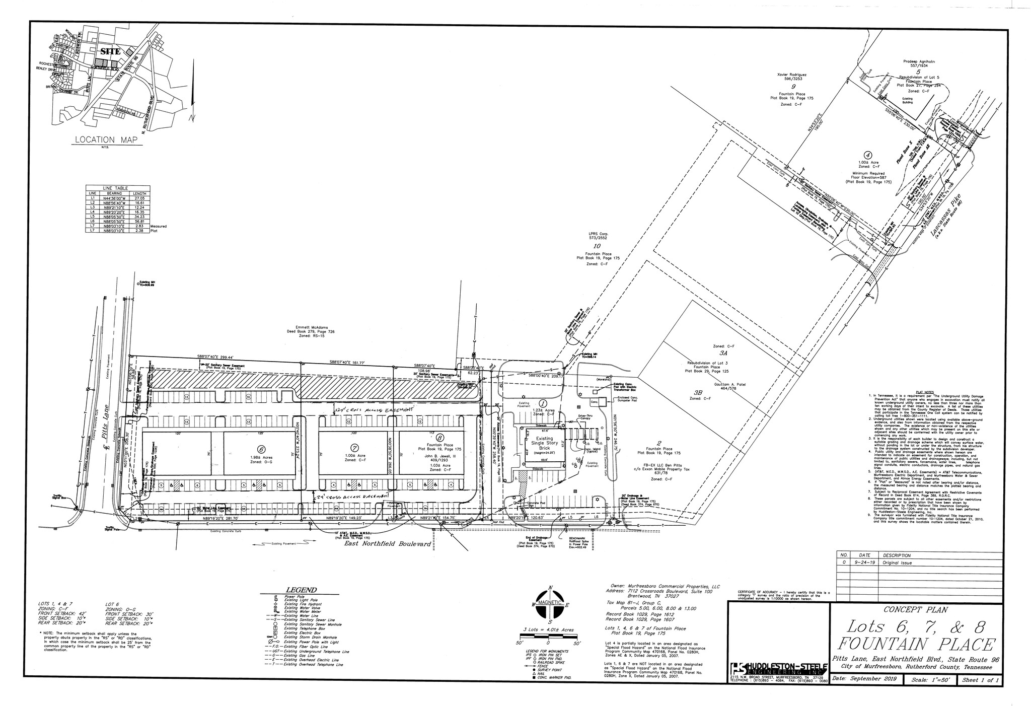 1635 E Northfield Blvd, Murfreesboro, TN for lease Site Plan- Image 1 of 1