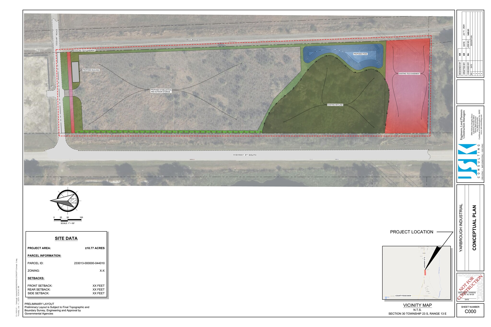 2606 Cozart Rd., Mulberry, FL for lease Site Plan- Image 1 of 6