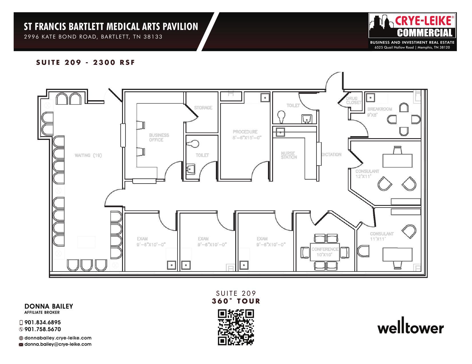 2996 Kate Bond Rd, Bartlett, TN for lease Floor Plan- Image 1 of 1