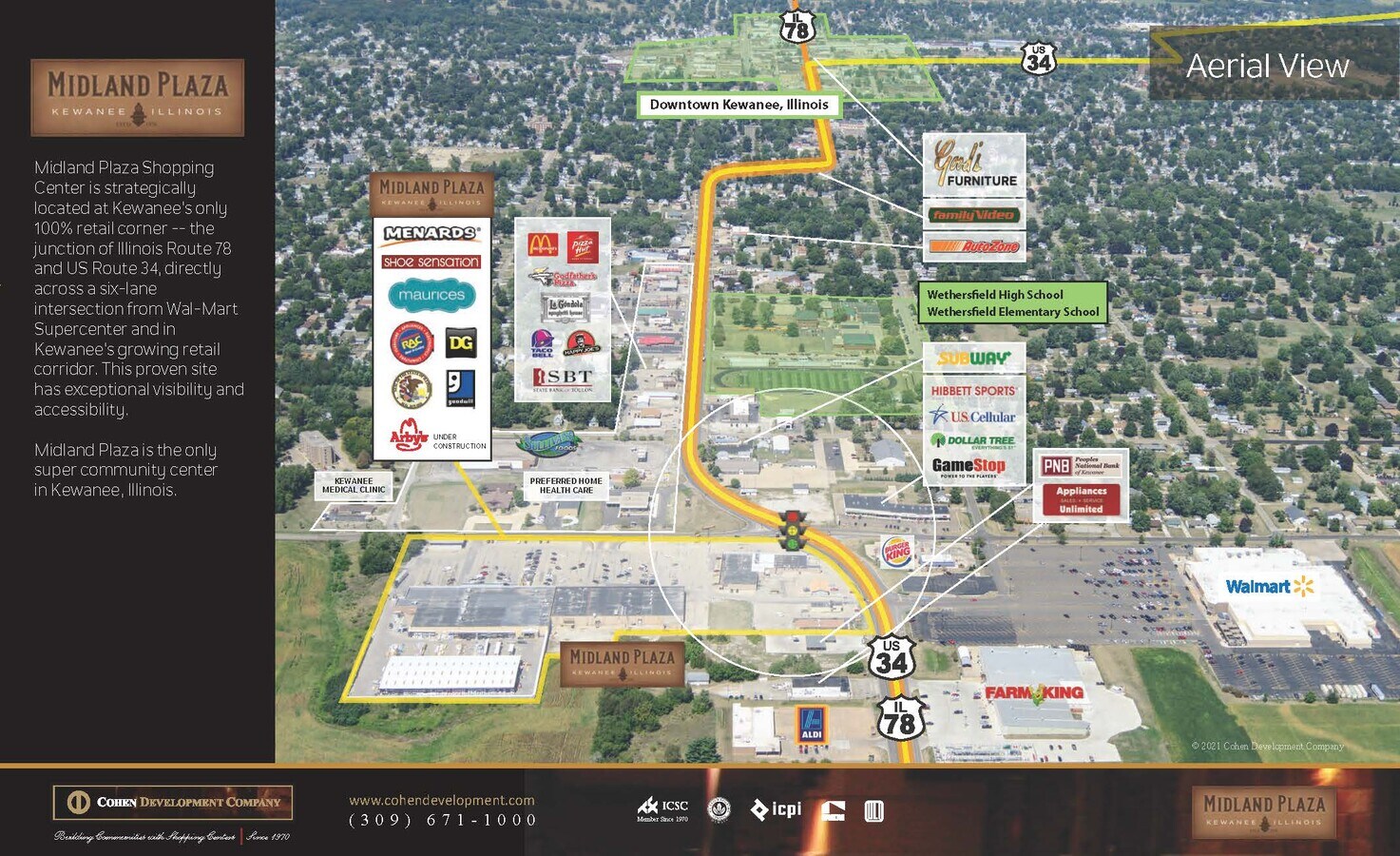 137157 W South St, Kewanee, IL 61443 Midland Plaza