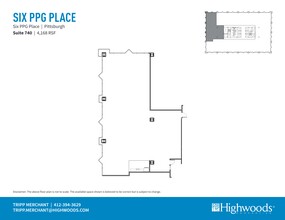 1 PPG Pl, Pittsburgh, PA for lease Site Plan- Image 1 of 1