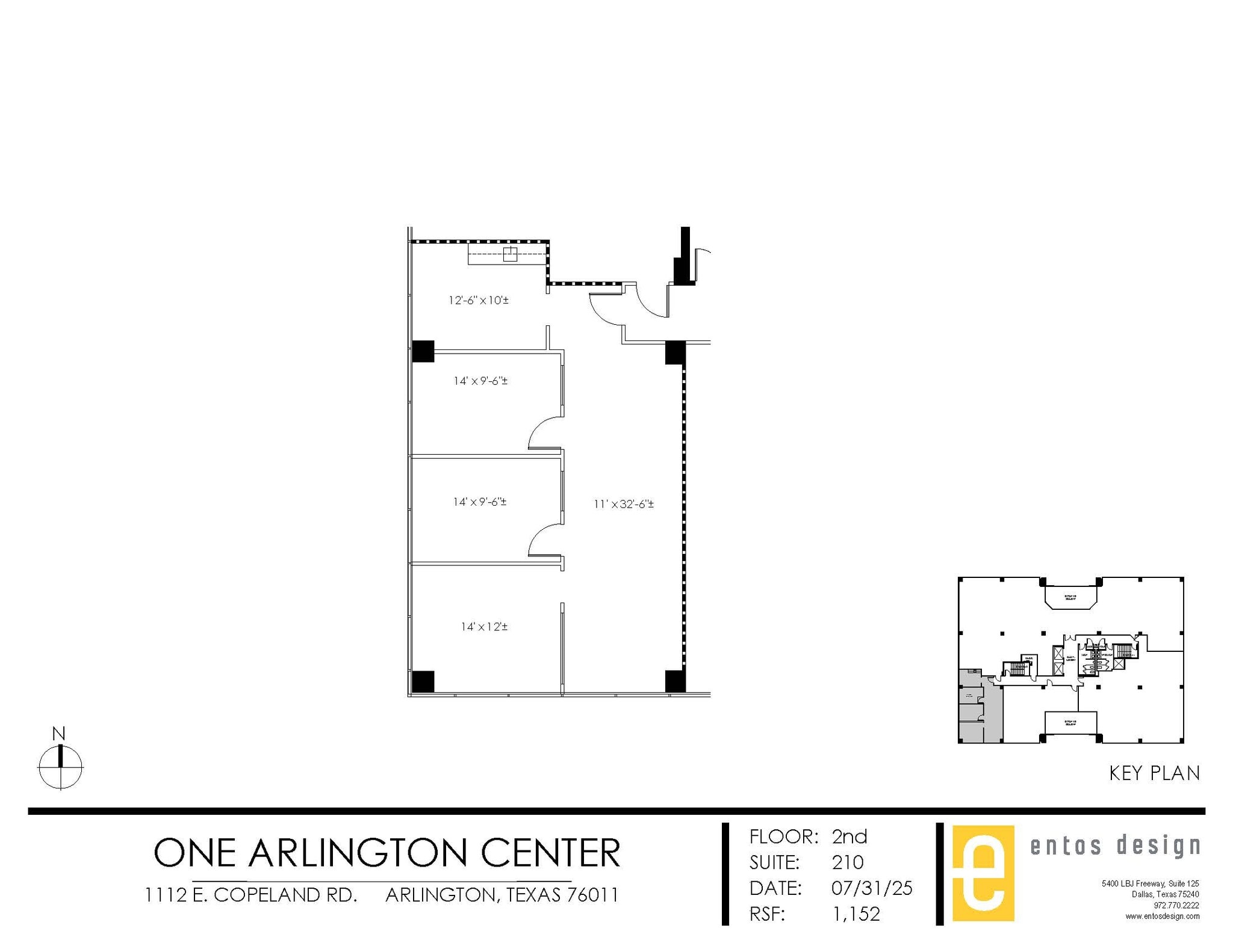 1112 E Copeland Rd, Arlington, TX for lease Floor Plan- Image 1 of 6