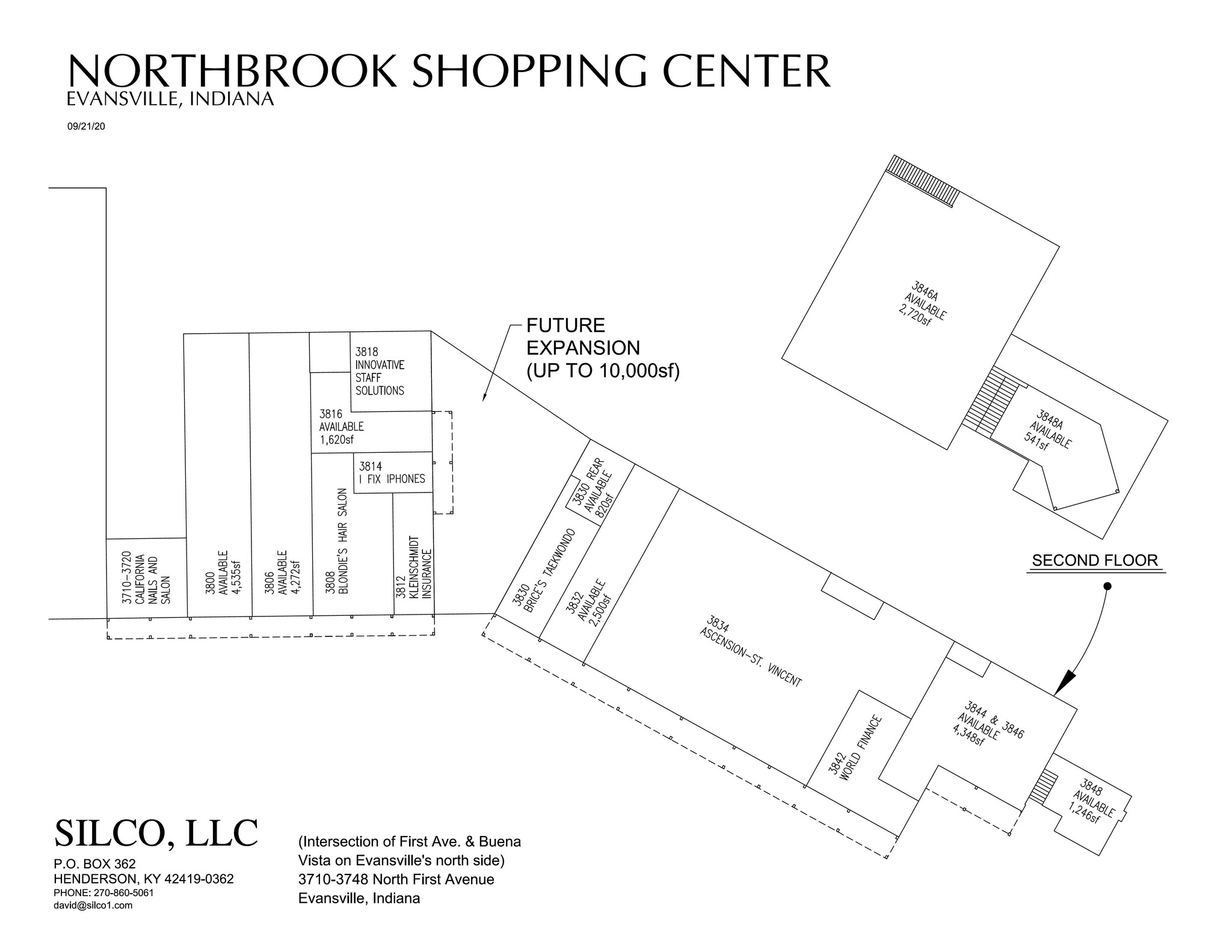 3710-3748 N 1st Ave, Evansville, IN for lease Floor Plan- Image 1 of 1