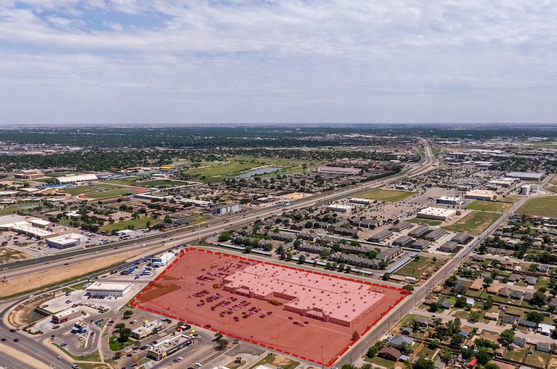 2002 W Loop 289, Lubbock, TX for lease Aerial- Image 1 of 6